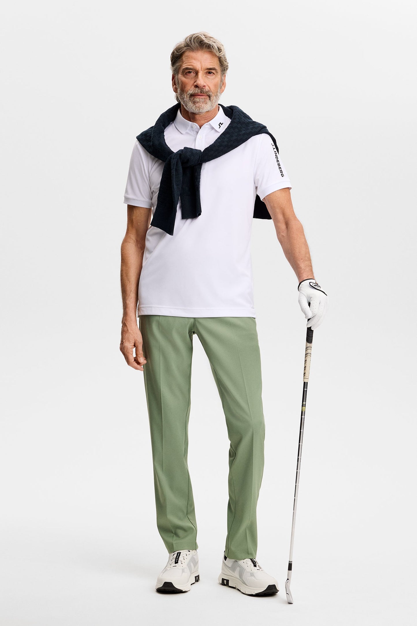 Tour Tech Slim Fit Polo / White