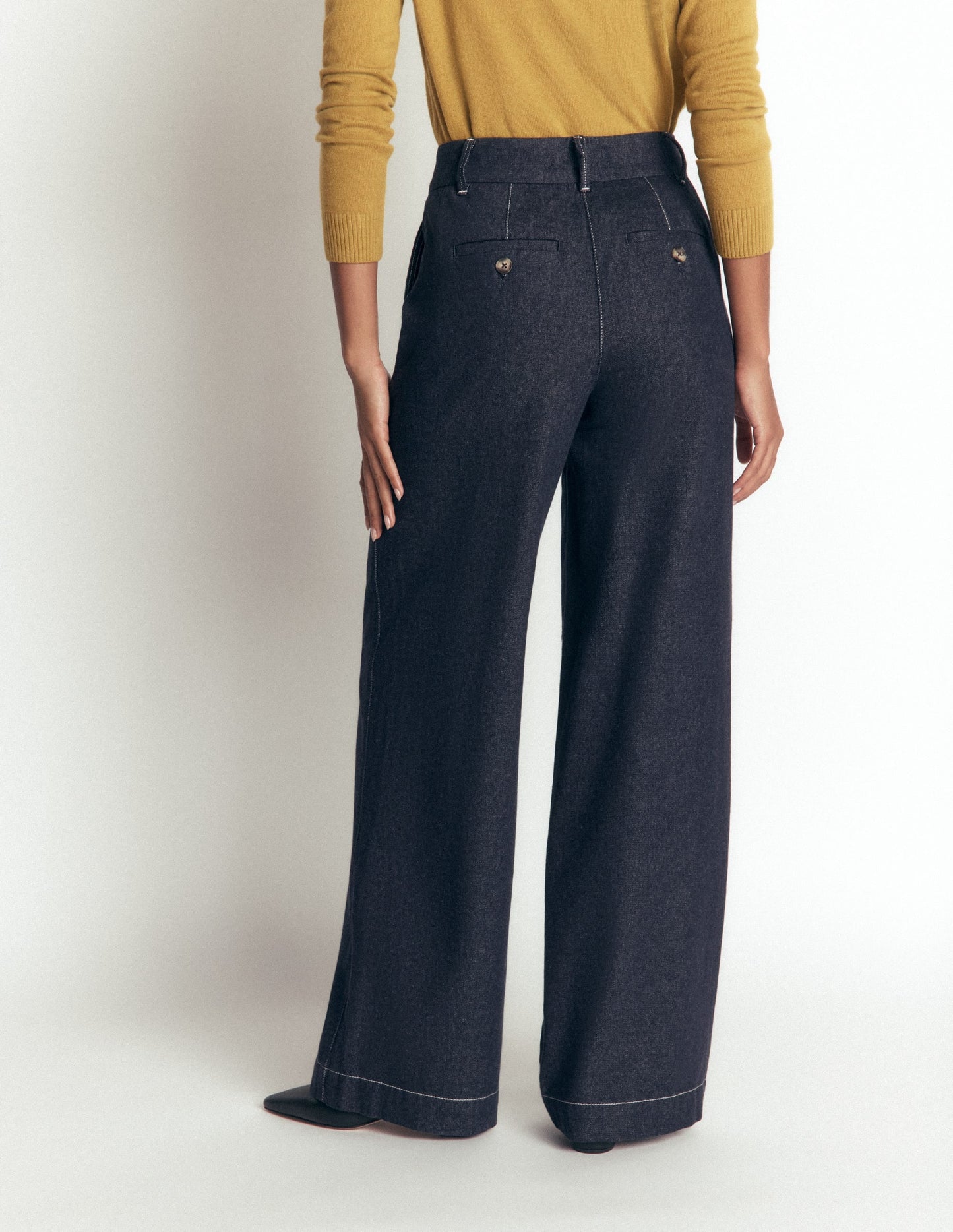 Belgravia Twill Trousers-Indigo