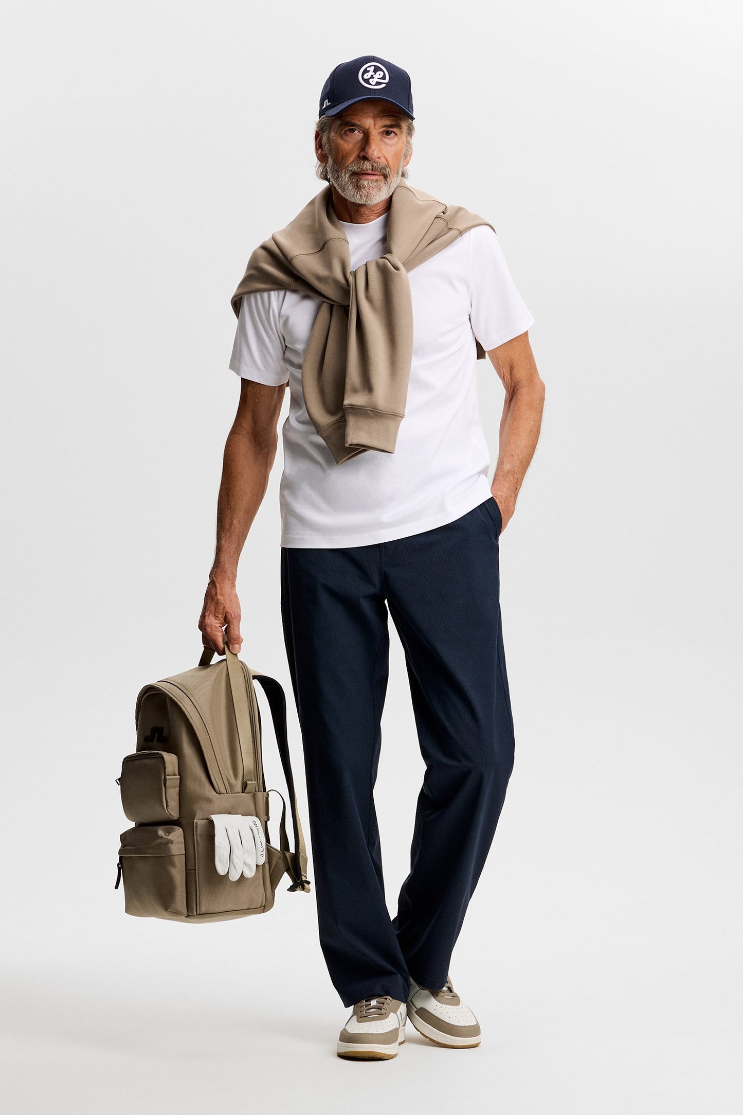 Devyn Straight Vent Pants / Navy