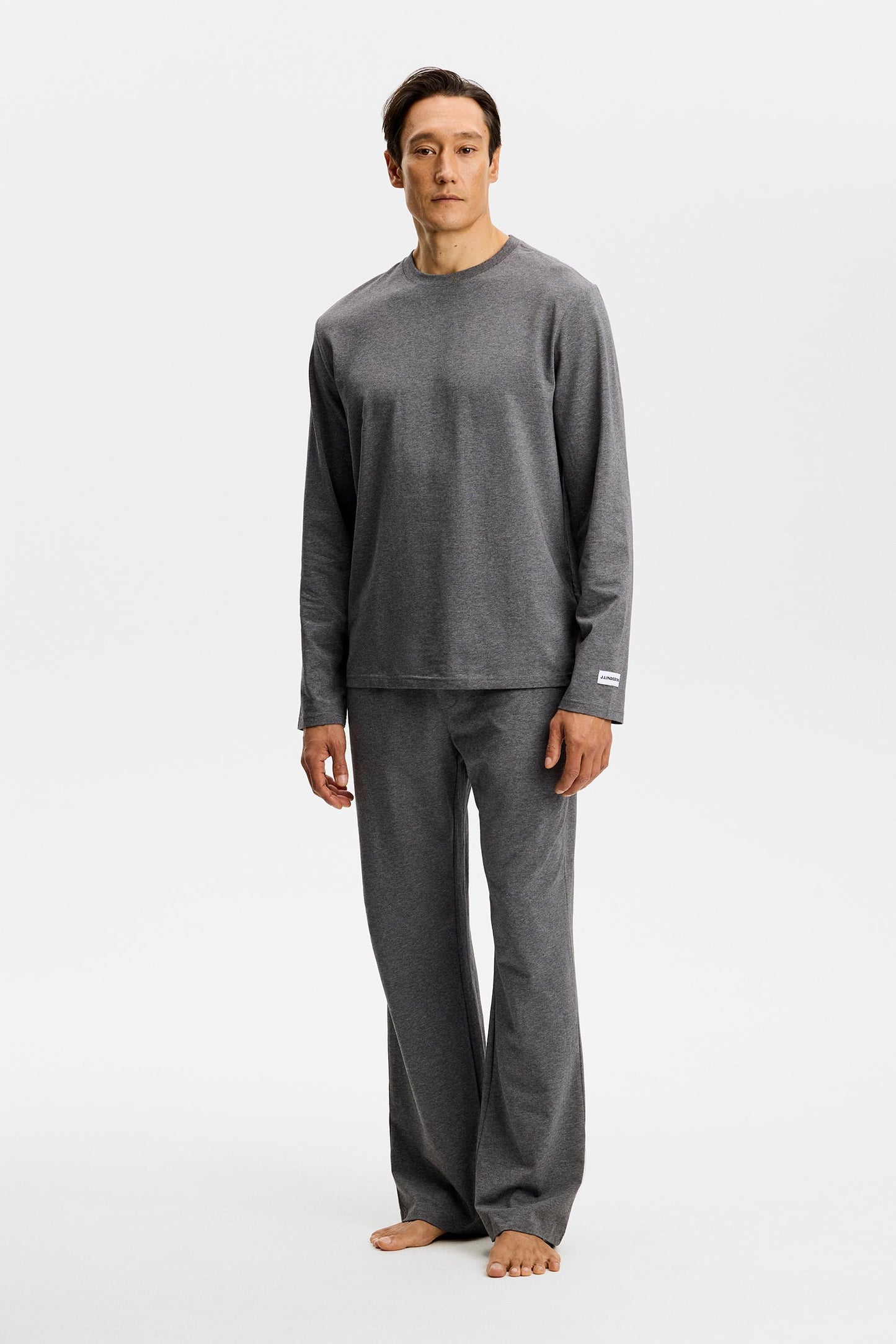 Pierce Pyjama Set / Dark Grey Melange