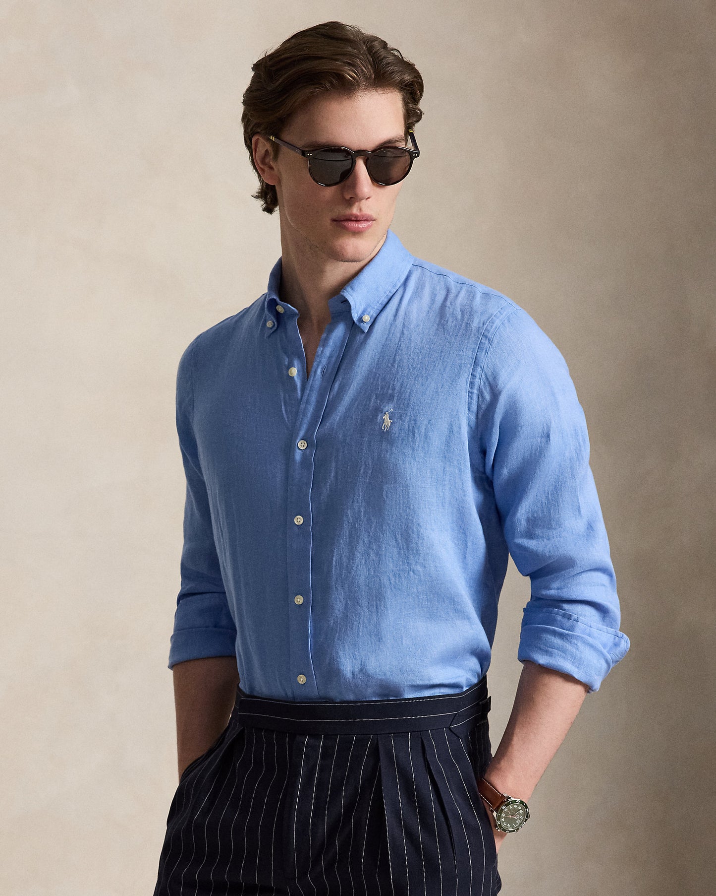 Custom Fit Linen Shirt